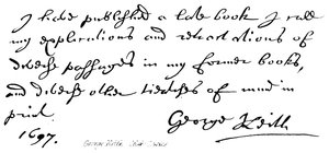 George Keith (celebre divino) da English School