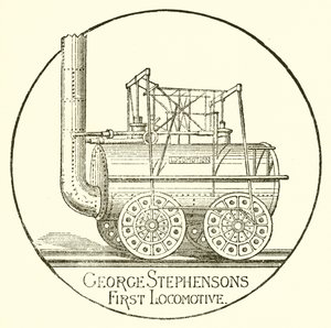 La prima locomotiva di George Stephenson da English School