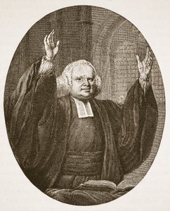 George Whitefield, illustrazione da The Church of England: A History for the People di H.D.M. Spence-Jones da English School
