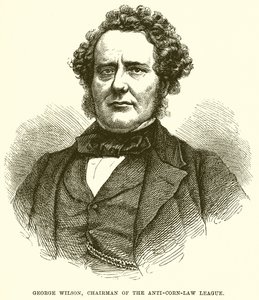 George Wilson, presidente della Anti-Corn-Law League da English School