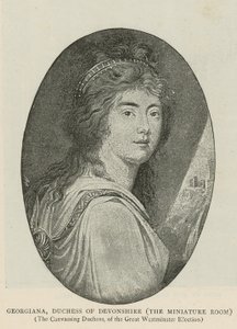 Georgiana, Duchessa di Devonshire da English School