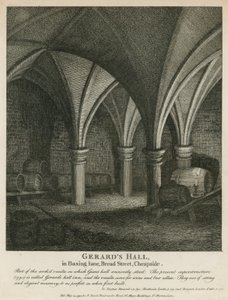 Gerards Hall in Basing Lane, Bread Street, Cheapside
