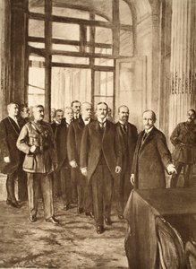 Politici tedeschi al Palazzo di Versailles, 1919