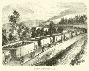Treno di munizioni tedesco, settembre 1870