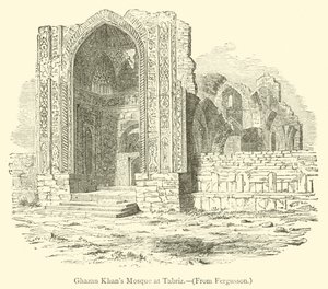 Moschea di Ghazan Khan a Tabriz (incisione) da English School