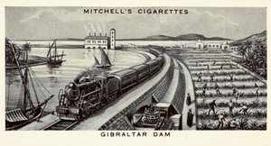 Diga di Gibilterra (litografia)