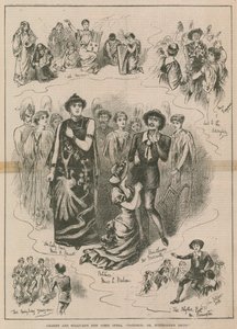 La nuova opera comica di Gilbert & Sullivan Patience; o, La sposa di Bunthorne da English School