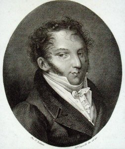 Gioacchino Antonio Rossini (1792-1868) (incisione) da English School