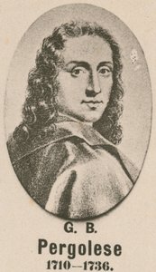 Giovanni Battista Pergolesi (incisione) da English School