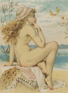 Ragazza che guarda il mare da English School
