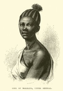 Ragazza di Makhana, Alto Senegal da English School