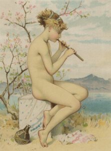 Ragazza che suona il flauto dolce