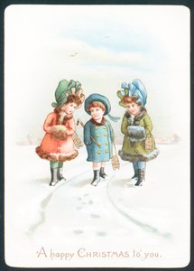 Ragazze che camminano nella neve da English School