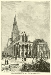 Cattedrale di Glasgow nel diciottesimo secolo da English School