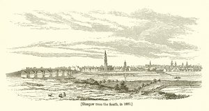 Glasgow dal sud, nel 1660 da English School