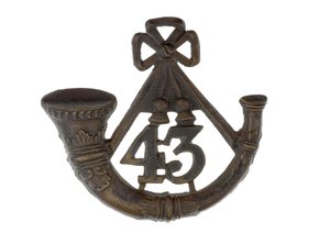 Distintivo di Glengarry, c.1873-81 (metallo) da English School