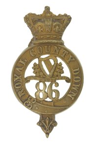 Distintivo di Glengarry, c.1874-81 (ottone) da English School
