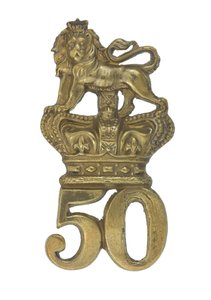 Distintivo di Glengarry, c.1874-81 (ottone) da English School