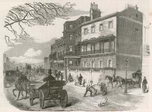 Gloucester House, Piccadilly, Londra, la residenza della defunta Duchessa di Gloucester da English School