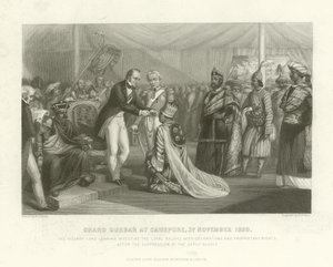 Grande Durbar a Cawnpore, 3 novembre 1859 da English School