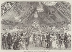 Grande intrattenimento a bordo della HMS "Prince Regent" a Cork da English School