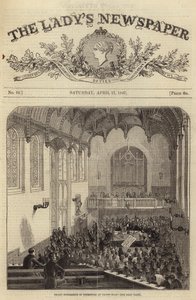 Grande conferenza dei dissidenti a Crosby Hall, Londra, 1847 da English School
