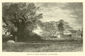 Tomba di Mary (Moffat) Livingstone da English School