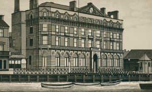 Great Eastern Hotel, Harwich (litografia) da English School