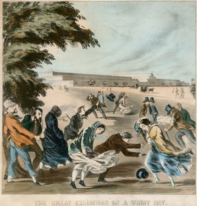 Grande Esposizione in un Giorno Ventoso, 1851 da English School