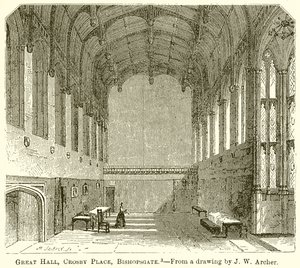 Grande Sala, Crosby Place, Bishopsgate da English School