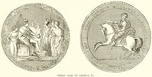 Grande sigillo di Giorgio IV da English School