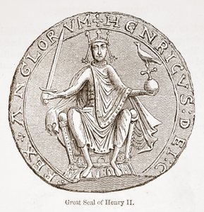 Grande sigillo di Enrico II da English School