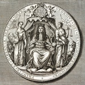 Grande Sigillo di Re Giorgio I da English School