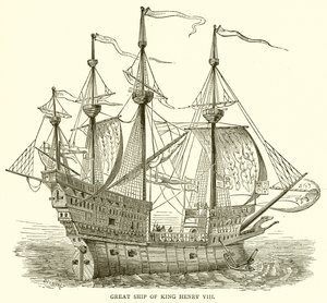 Grande nave di re Enrico VIII da English School