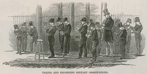 Le scuole del Royal Hospital di Greenwich; Osservazioni con il sestante