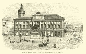 Gustaf Adolf Torg, con il monumento a Gustavo da English School