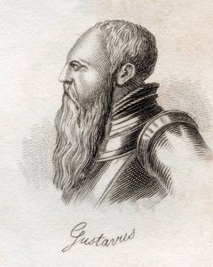 Gustav I, dal Dizionario Storico di Crabb, pubblicato nel 1825 da English School