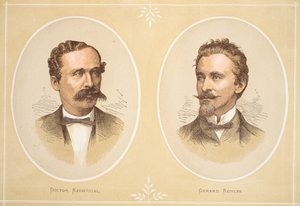 Gustav Nachtigal e Gerard Rohlfs, illustrazione da L