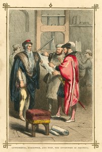 Guttenberg, Schoeffer e Fust, gli inventori della stampa da English School