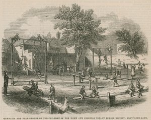 Palestra e parco giochi dei bambini della Home and Colonial Infant School Society da English School