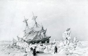 HMS Terror bloccata nel ghiaccio da English School
