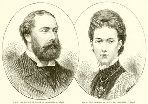 S.A.R. il Principe di Galles (nato il 9 novembre 1841). S.A.R. la Principessa di Galles (nata il 1 dicembre 1844) da English School