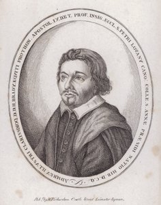 H Brady, editore inglese di un libro sul diritto canonico alla fine del XVII secolo (incisione) da English School