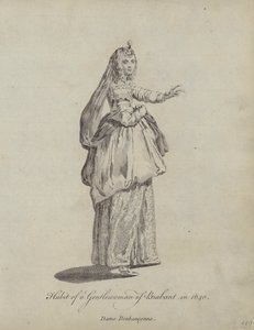Abito di una gentildonna del Brabante nel 1640
