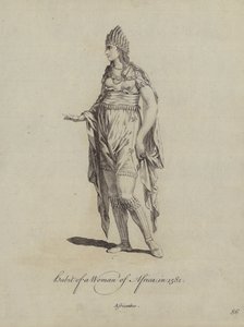 Abito di una donna africana nel 1581