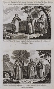 Abiti di diversi ordini della Chiesa greca in Russia