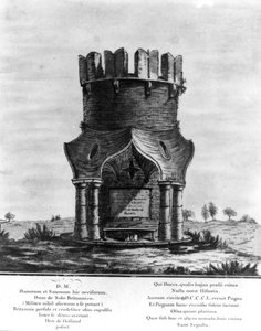 Monumento di Hackendown, inciso da J. Basire, 1780 da English School