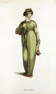 Abito da mezza sera, tavola di moda da Ackermann