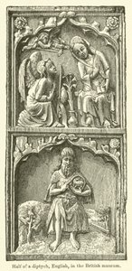 Metà di un dittico, inglese, nel British Museum da English School