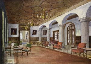 Hall in un hotel